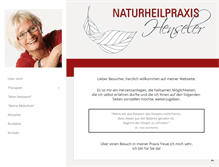 Tablet Screenshot of naturheilpraxis-henseler.de